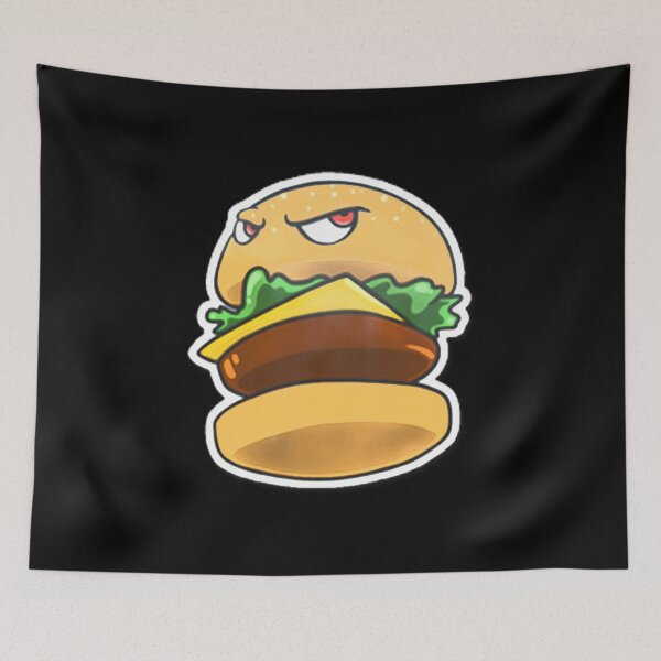 Item preview, Angry burger doesn't want to be eaten designed and sold by si3iy.