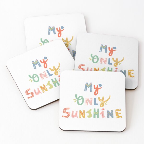 Item preview, My Only Sunshine - Hand Drawn Lettering designed and sold by DesignsbyRoochita Studio.
