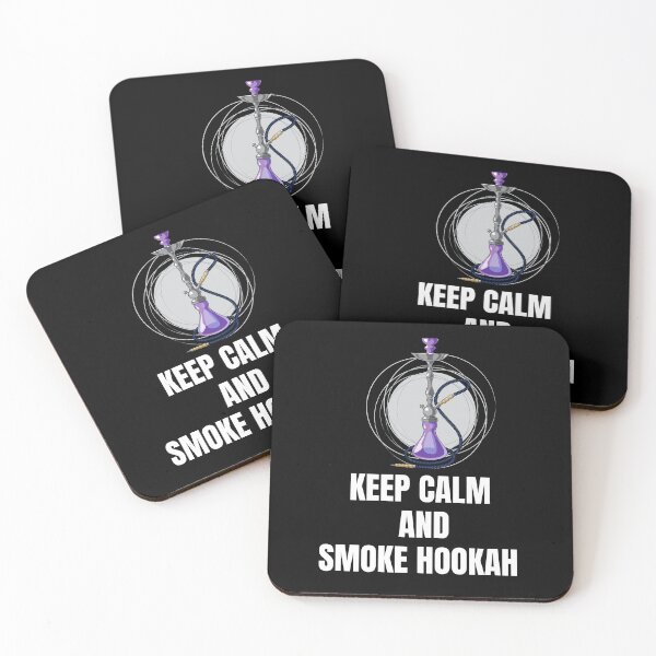 Item preview, Vintage Keep Calm and Smoke Hukkah Bold Typography and illustration  designed and sold by X-Trends.