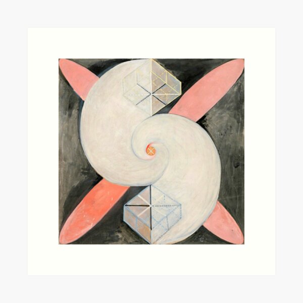 Aperçu de l'œuvre Hilma af Klint Le Cygne, n° 21 créée et vendue par Olivia-One.