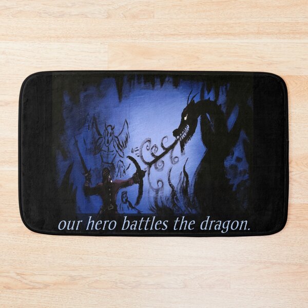 Item preview, Our hero battles the dragon  designed and sold by Travis  Olson.