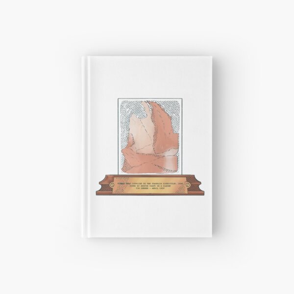 franklin expedition tinned meat Hardcover Journal