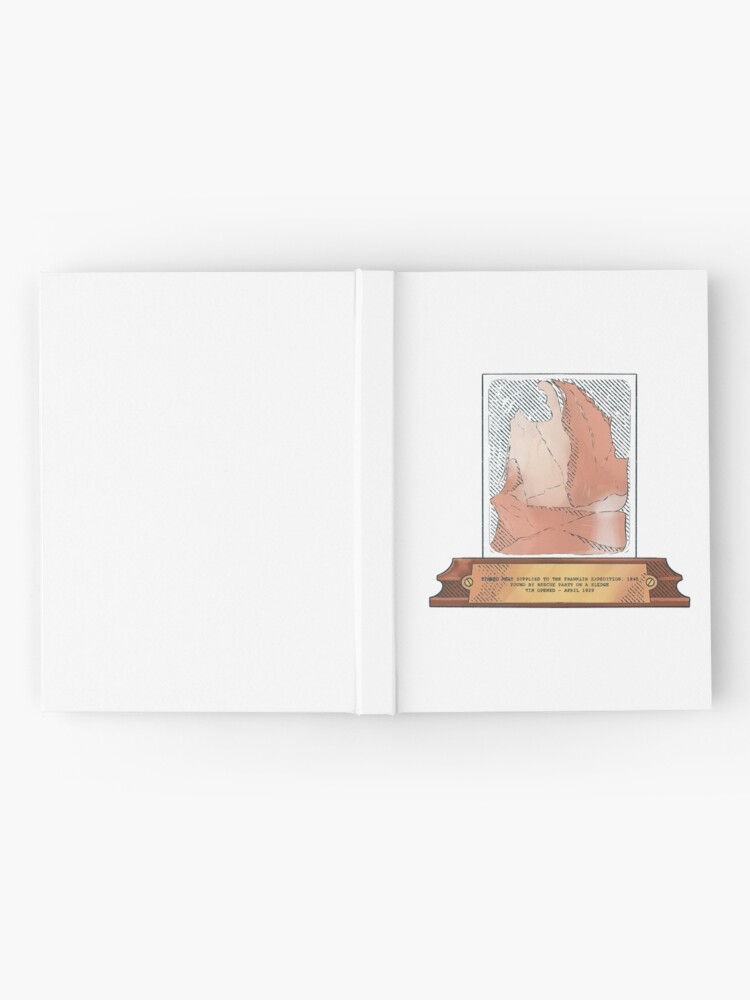 Alternate view of franklin expedition tinned meat Hardcover Journal