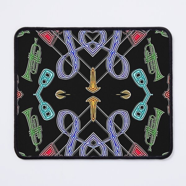 Item preview, FUNNY ABSTRACT MUSIC INSTRUMENTS PATTERN - JAZZ CLASSIC INSTRUMENTS ORCHESTRA 6. designed and sold by Ralek.