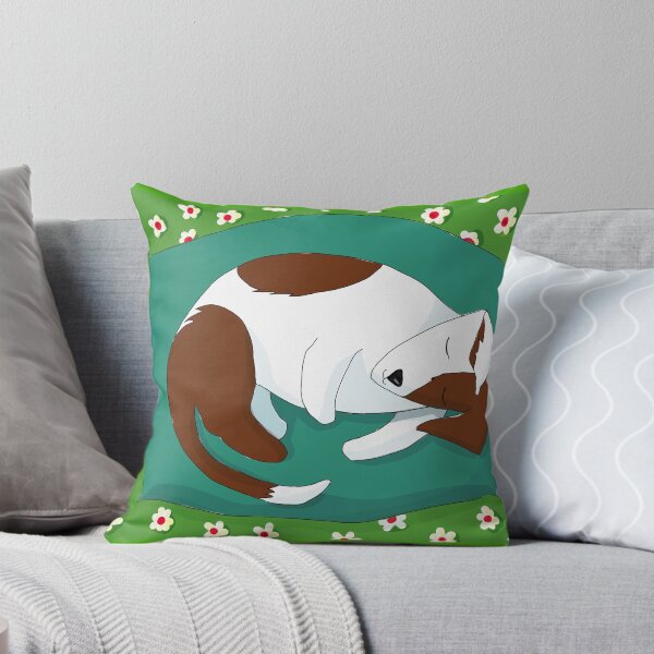 Item preview, Puppy on a pillow designed and sold by Iris Mes Low.