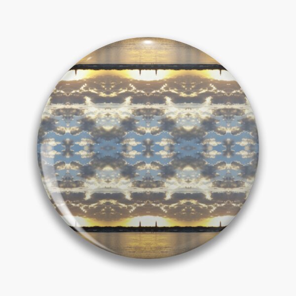 Item preview, Ponce Inlet Sunset Kaleidoscopic Print designed and sold by desdemona47.