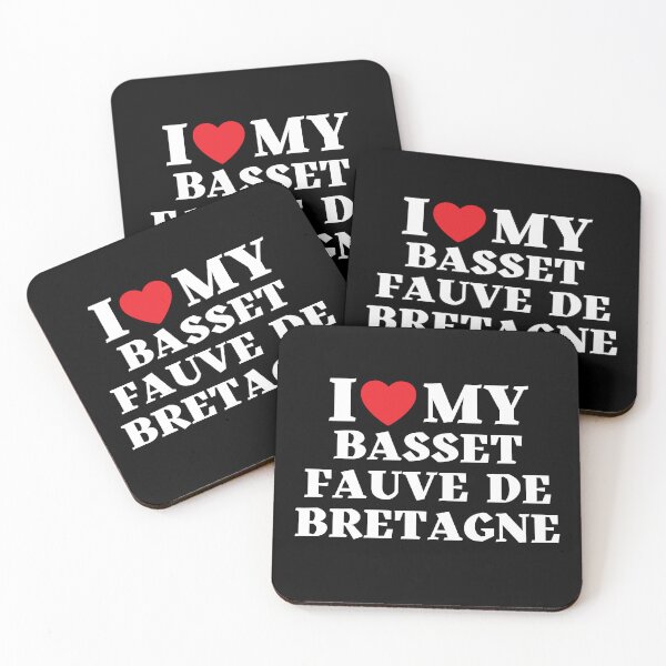 Item preview, I Love My Basset Fauve De Bretagne designed and sold by leafsquare.