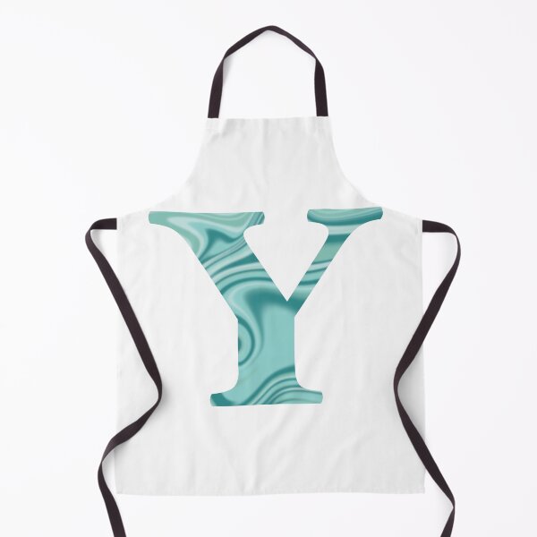 Item preview, Y Initial Blue Teal Swirl designed and sold by julesanderson.
