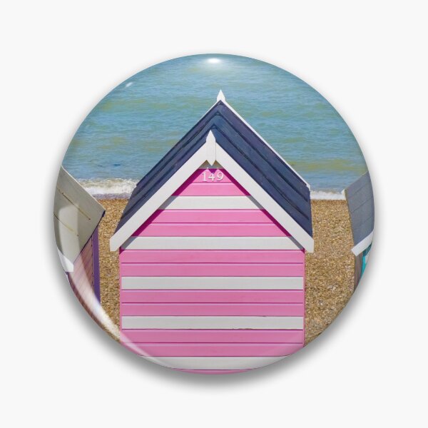 Item preview, Stripy beach huts designed and sold by yourartylife.
