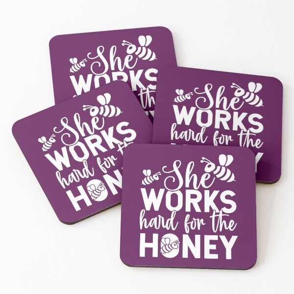 Item preview, She Works Hard For The Honey designed and sold by Giro-design.