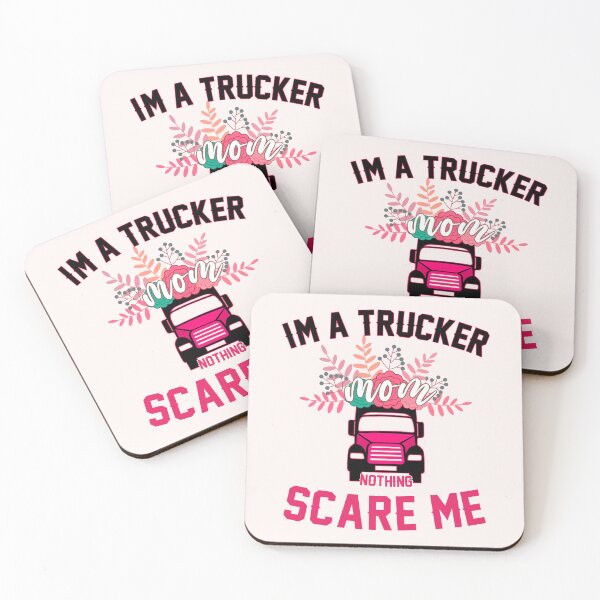 Item preview, I'm a trucker mom nothing scare me t-shirt , mom trucker mother's day gifts shirt  designed and sold by cizito.