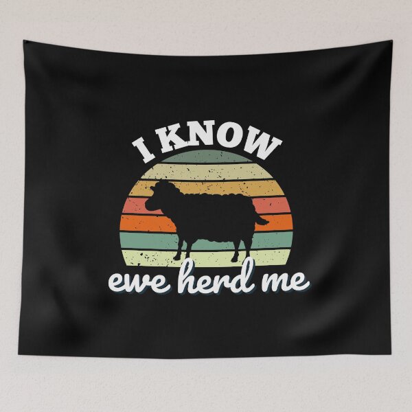 Item preview, I know ewe herd me retro| Funny Dad Joke| Fathers Day Pun| Gift for Father designed and sold by Artventurous.