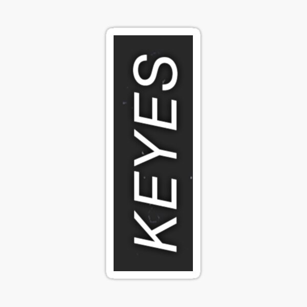 "Keyes Band Logo" Sticker by fallingfar Redbubble