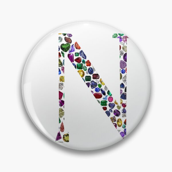 Item preview, Letter N designed and sold by DigitalGemArt.