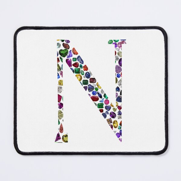 Item preview, Letter N designed and sold by DigitalGemArt.