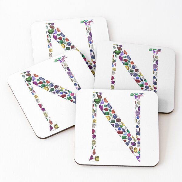 Item preview, Letter N designed and sold by DigitalGemArt.