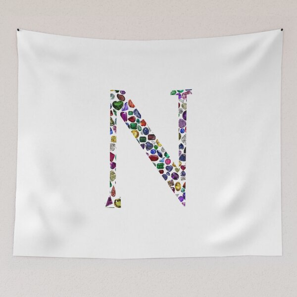 Item preview, Letter N designed and sold by DigitalGemArt.