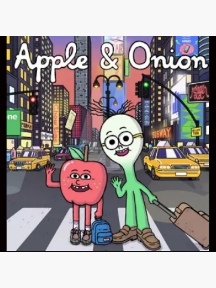 "Apple and Onion" Poster for Sale by louardiart Redbubble