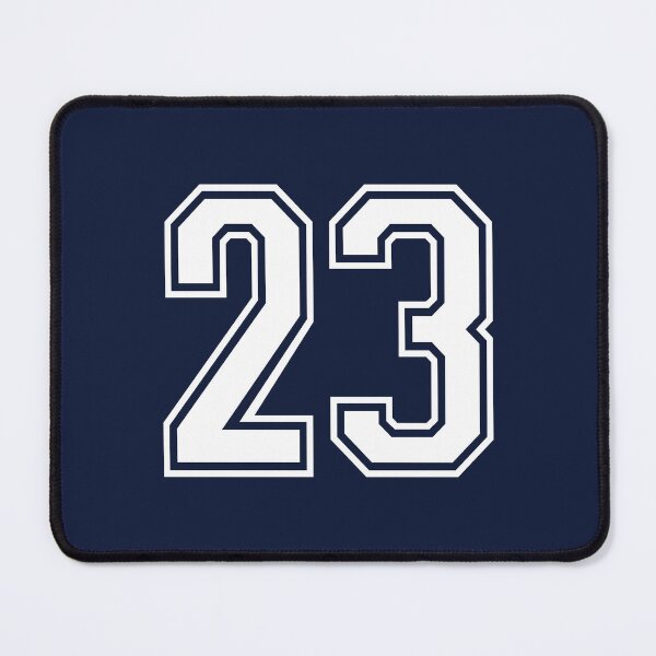 Item preview, Retro White Number 23 designed and sold by PulpTrends.
