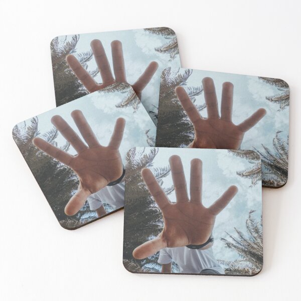 Item preview, Mano y palmeras designed and sold by Spot--Shop.