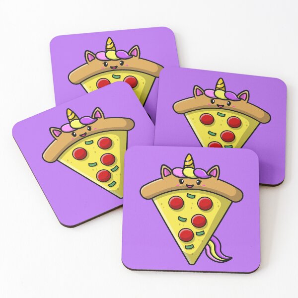 Item preview, Pop Surrealism Food - Cute Unicorn Pizza designed and sold by fooderiffic.