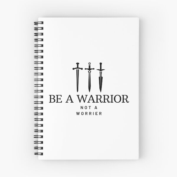 Item preview, Be a Warrior Not a Worrier - Inspirational Quote  designed and sold by yoshra.
