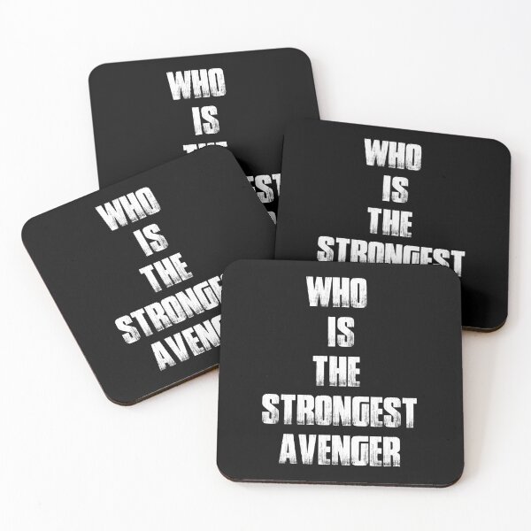 Item preview, Vintage Who is the stroger Avenger Bold Typography  designed and sold by X-Trends.