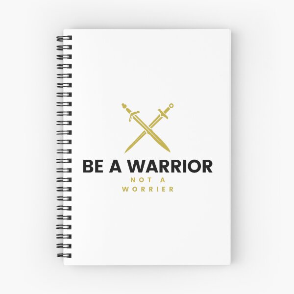 Item preview, Be a Warrior Not a Worrier - Inspirational Quote  designed and sold by yoshra.