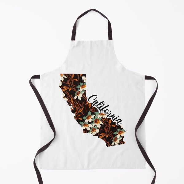 Item preview, Floral Map of USA States California - Map of California designed and sold by AmethystMurad.