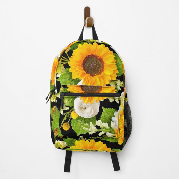 Item preview, Sunflower night flower floral pattern designed and sold by PG Illustration.