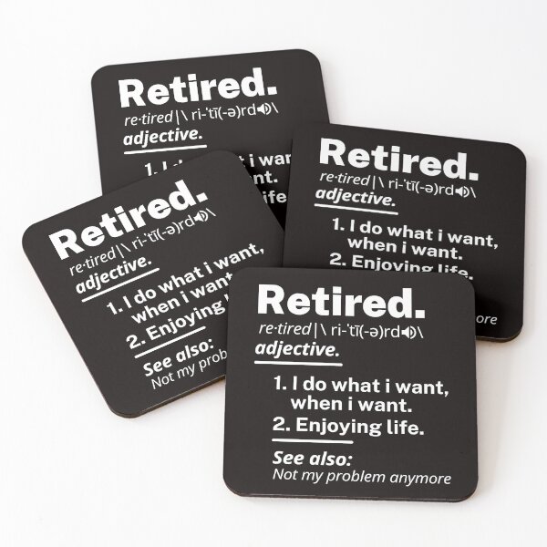 Item preview, Retired Definition Shirt Funny Retirement Gag Gift designed and sold by kjatrendytees.