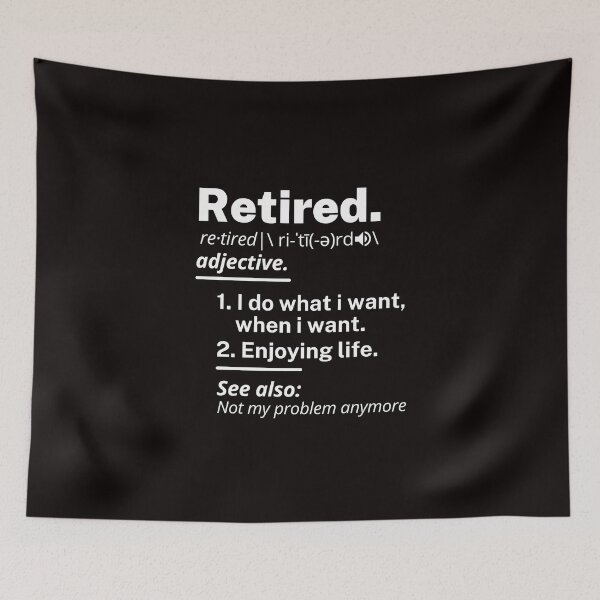 Item preview, Retired Definition Shirt Funny Retirement Gag Gift designed and sold by kjatrendytees.