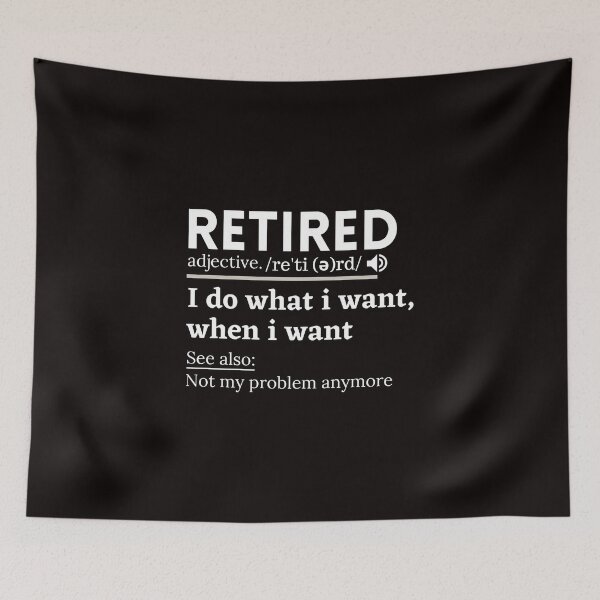 Item preview, Retired Definition Shirt Funny Retirement Gag Gift designed and sold by kjatrendytees.