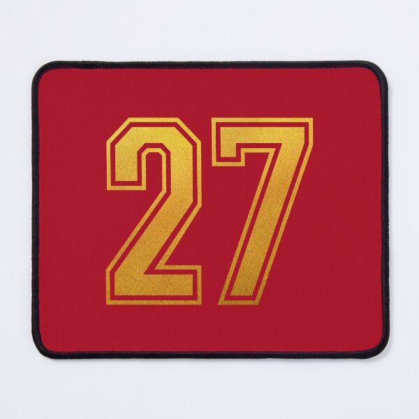 Item preview, Retro Golden Number 27 - Jersey Shirt designed and sold by PulpTrends.