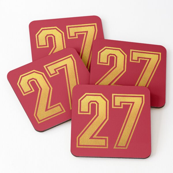 Item preview, Retro Golden Number 27 - Jersey Shirt designed and sold by PulpTrends.