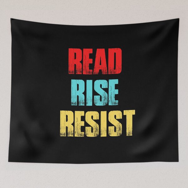 Item preview, Vintage Read Rise Resist Bold Typography  designed and sold by X-Trends.