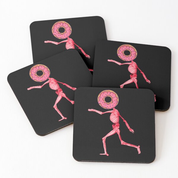 Item preview, Pop Surrealism Food - Funny Donut Skeleton designed and sold by fooderiffic.