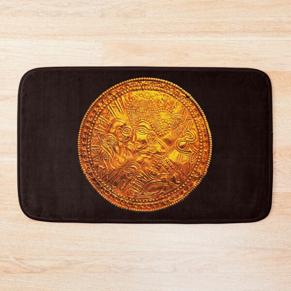 Item preview, VIKING GOLD COIN WITH KNIGHT ON HORSE AND MAGIC RUNES OF ODIN designed and sold by BulganLumini.