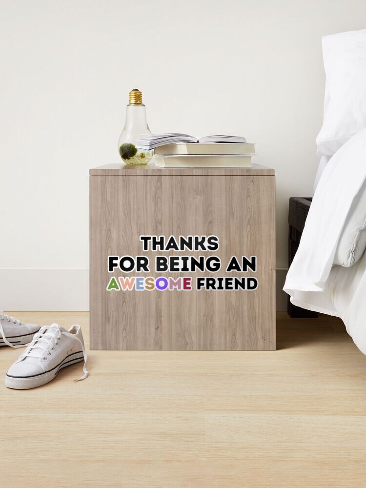 Thank You for Being a Friend Sticker – Witty Voyager