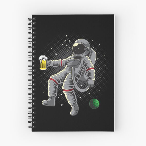 Artikelvorschau, Astronaut, der im Weltraum trinkt entworfen und verkauft von allprintdesign.