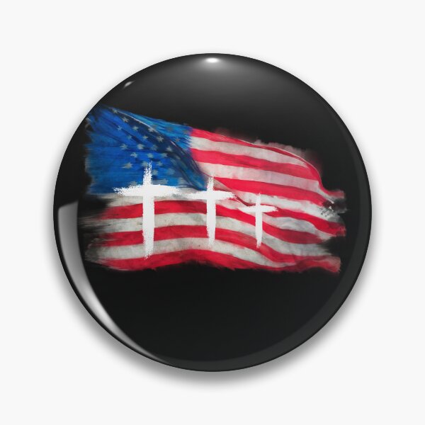 Item preview, American Flag With Crosses designed and sold by RedSparkle.
