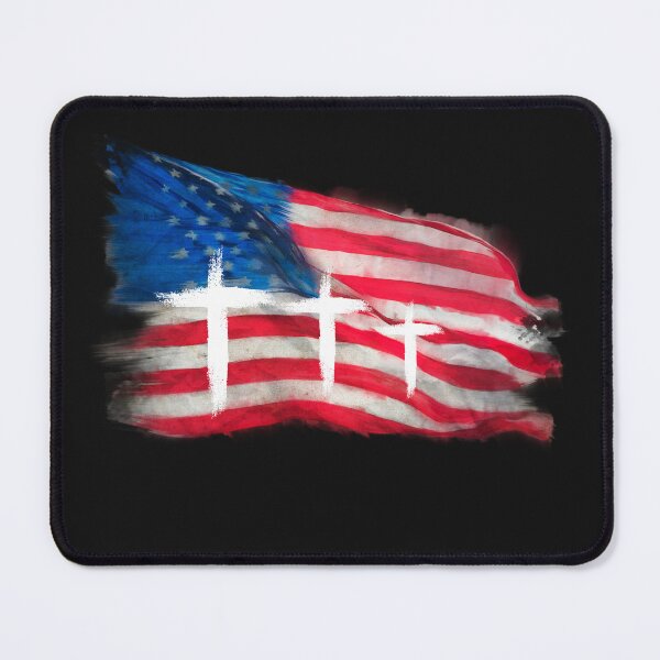 Item preview, American Flag With Crosses designed and sold by RedSparkle.