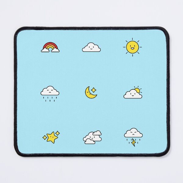 Item preview, Cute Weather Conditions with Faces Pack/Set designed and sold by TheEndlessStore.