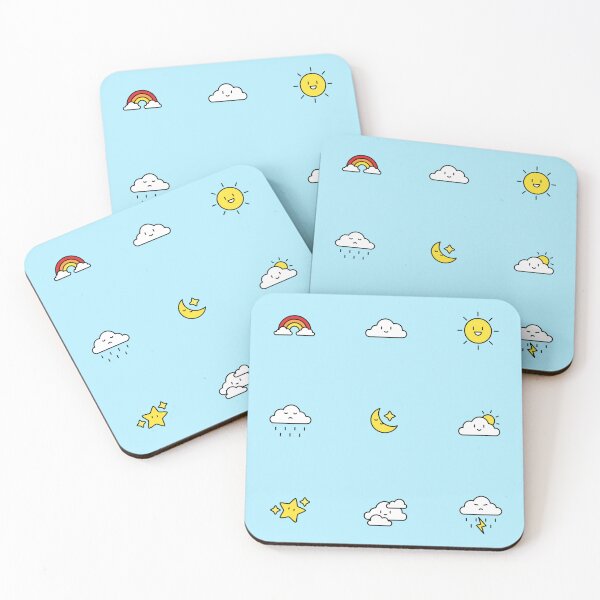 Item preview, Cute Weather Conditions with Faces Pack/Set designed and sold by TheEndlessStore.