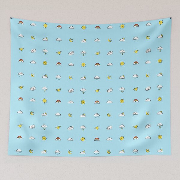 Item preview, Cute Weather Conditions with Faces Pack/Set designed and sold by TheEndlessStore.
