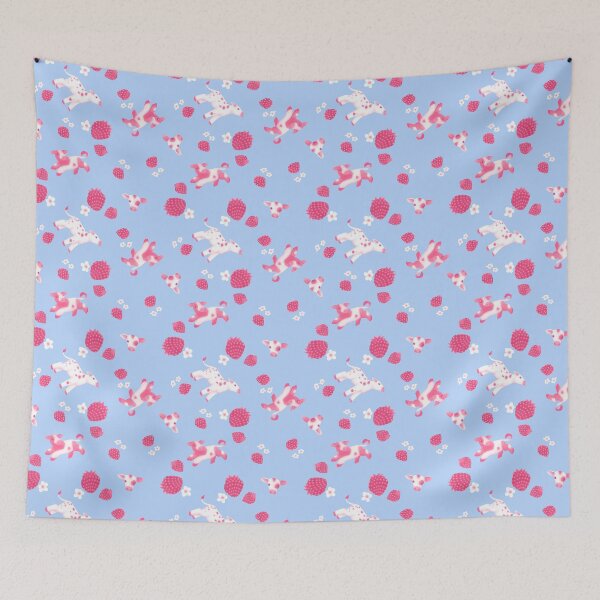 Item preview, Strawberry Cows (Blue) designed and sold by C4ptainRavioli.
