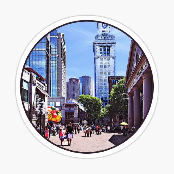 Boston MA - Quincy Market Sticker