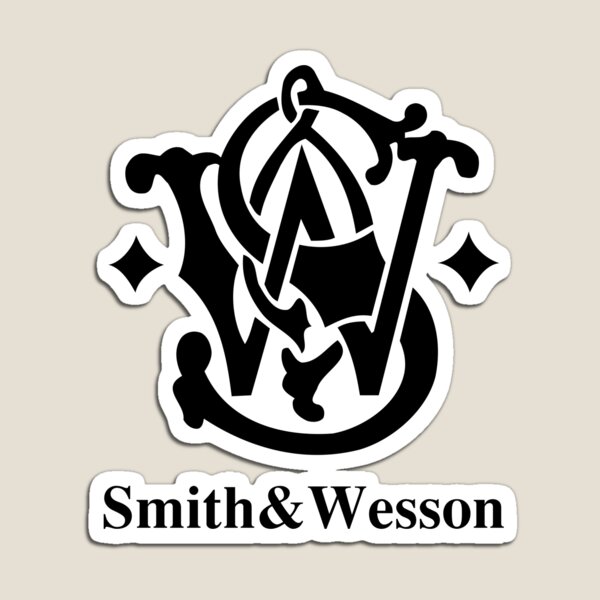 NEW 3" Round SMITH AND WESSON LOGO Refrigerator Magnet 