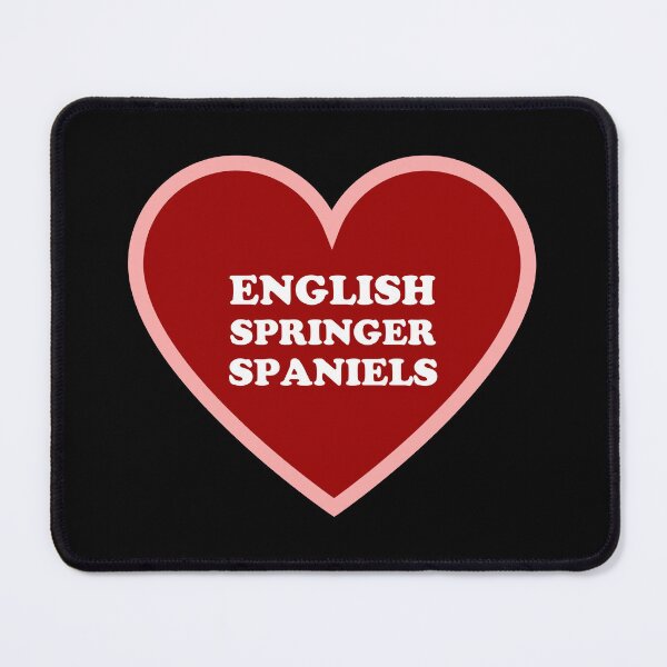 Item preview, English Springer Spaniel Heart designed and sold by PawtifulWorld.