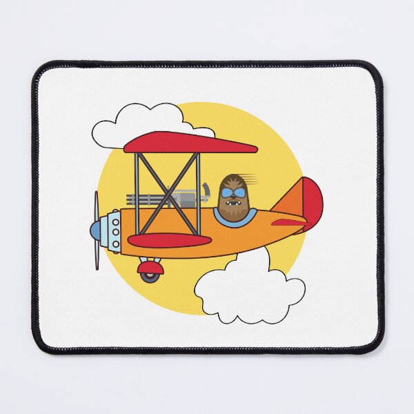Item preview, Wookie Flying a Biplane designed and sold by AMERICANCHEEZ.